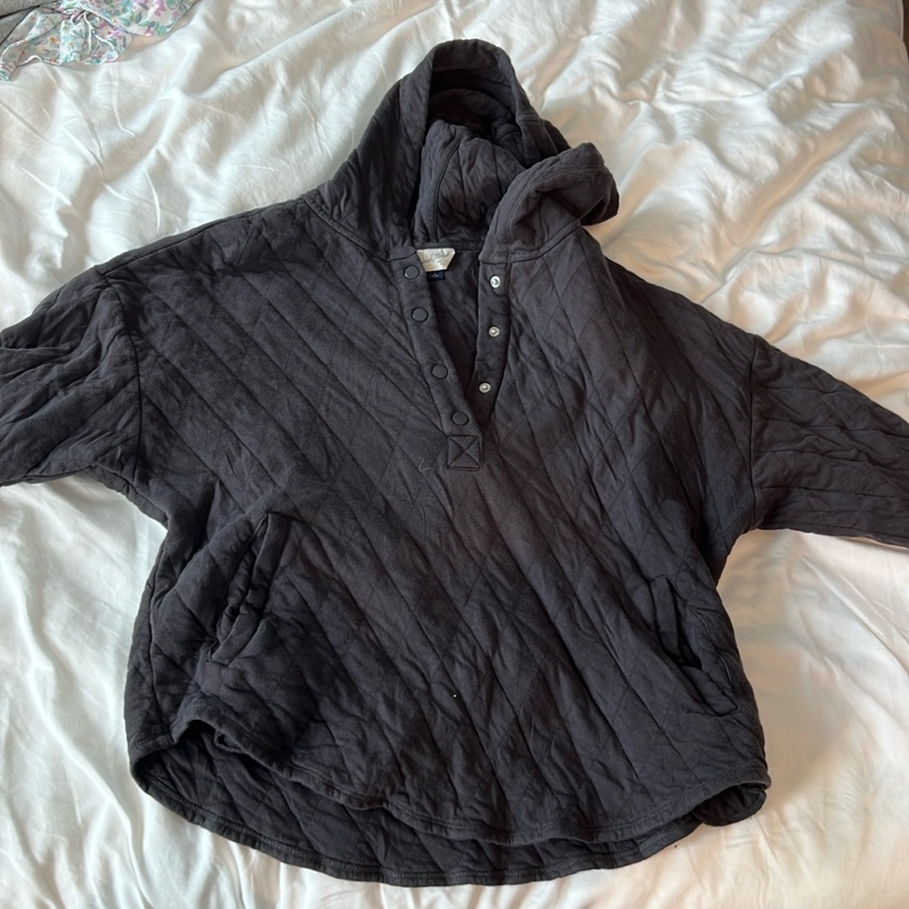 Target dark grey sweatshirt with hoodie